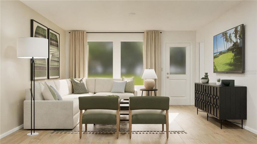 Furnished interior view inside a new home in , Kissimmee (Image 4).