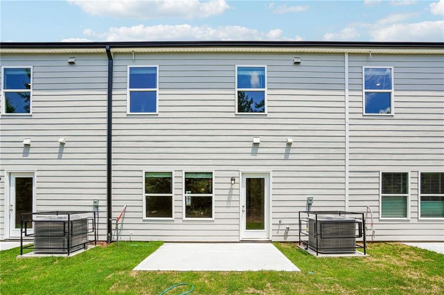 Exterior details and patio area of a home in Artisan Walk, Fairburn (Image 3).
