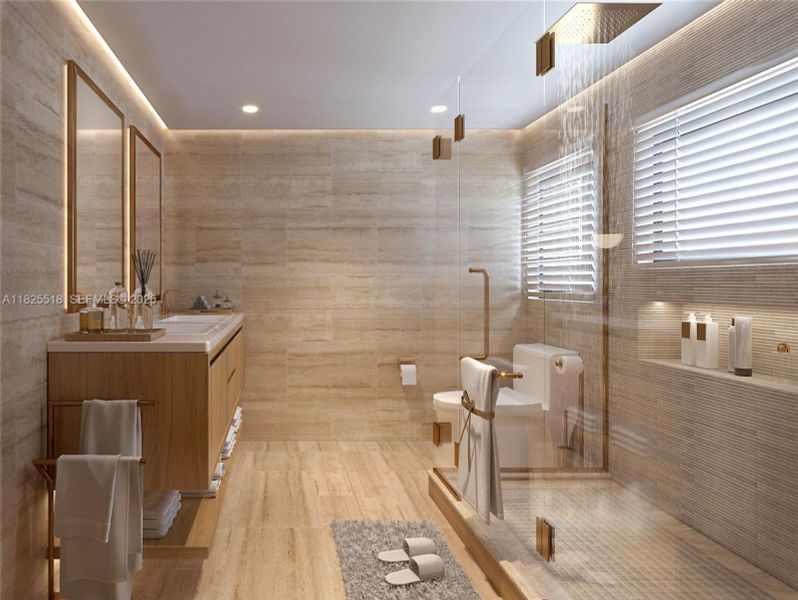 Furnished interior view inside a new home in , Miami (Image 5). Furnished interior view inside a new home in , Miami (Image 5).