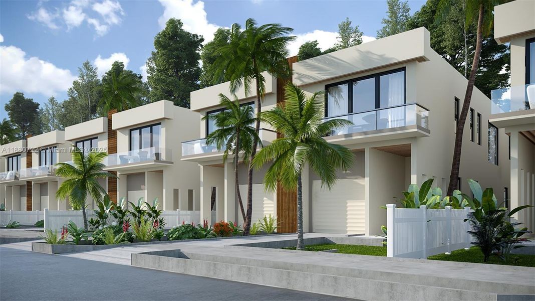 Front exterior of a new home in , Fort Lauderdale, FL, highlighting curb appeal (Image 1). Front exterior of a new home in , Fort Lauderdale, FL, highlighting curb appeal (Image 1).