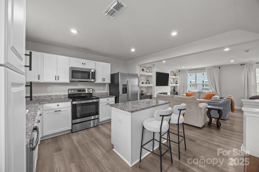 Furnished interior view inside a new home in , Charlotte (Image 17).