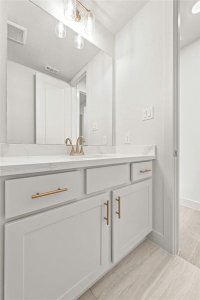 Furnished interior view inside a new home in Cross Creek West, Fulshear (Image 7).