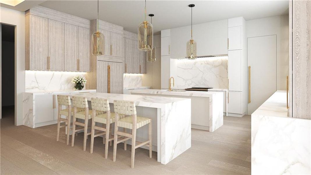 Furnished interior view inside a new home in , Alpharetta (Image 15).