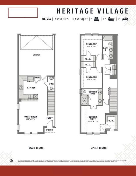 Our beautiful, end unit Olivia floor plan offers the style and space you have been searching for in a lock and leave lifestyle home!