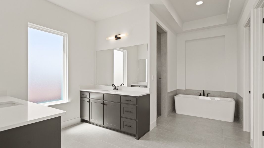 Furnished interior view inside a new home in Reserve at Berry Bay, Wimauma (Image 8).
