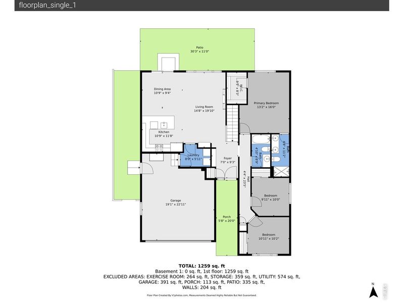 2D floor plan layout of this home in , Windsor, CO (Image 5).