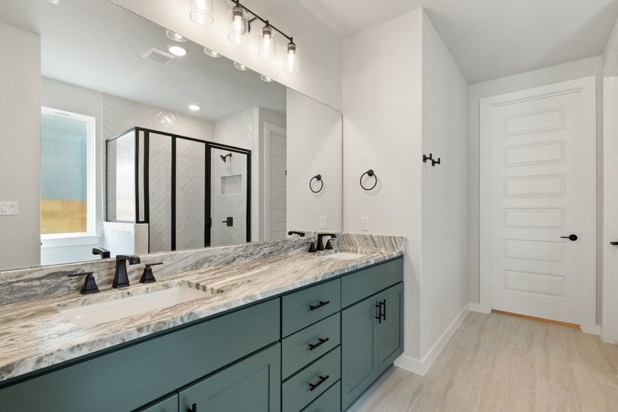 Furnished interior view inside a new home in Heritage, Dripping Springs (Image 20).