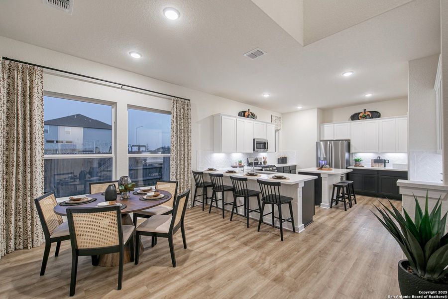Furnished interior view inside a new home in Buffalo Crossing, Cibolo (Image 16).
