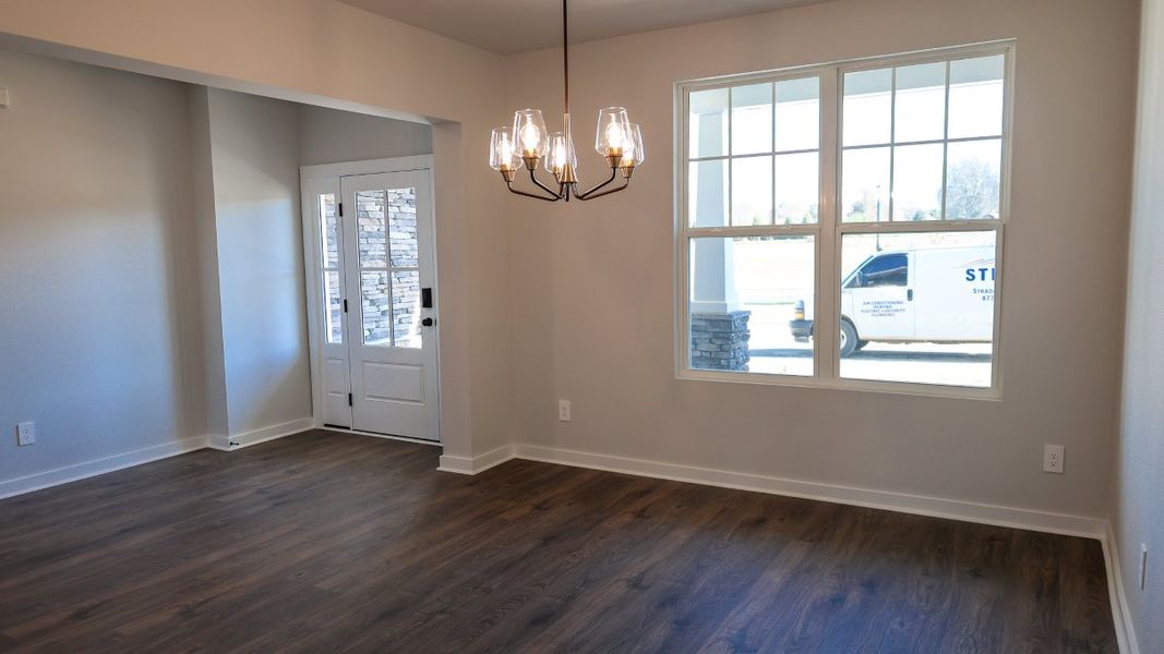 Representative unfurnished interior of a home built from the TISDALE by D.R. Horton in Harvest Point, Spring Hill (Image 24).