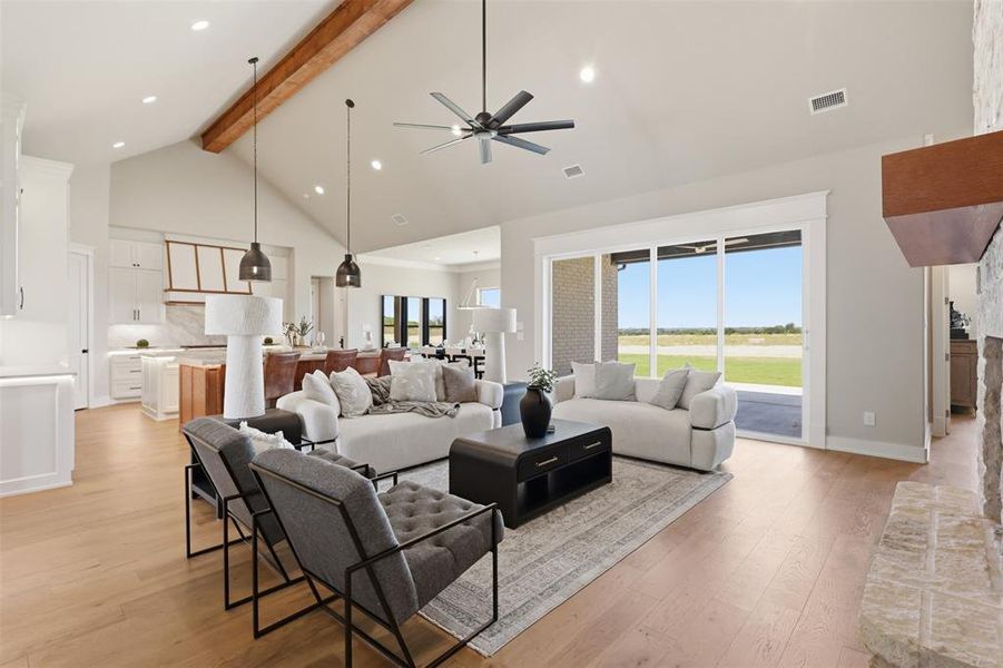 Furnished interior view inside a new home in , Granbury (Image 17).