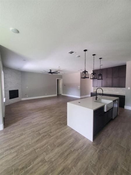 KITCHEN VIEW FROM THE BREAKFAST AREA KITCHEN VIEW FROM THE BREAKFAST AREA