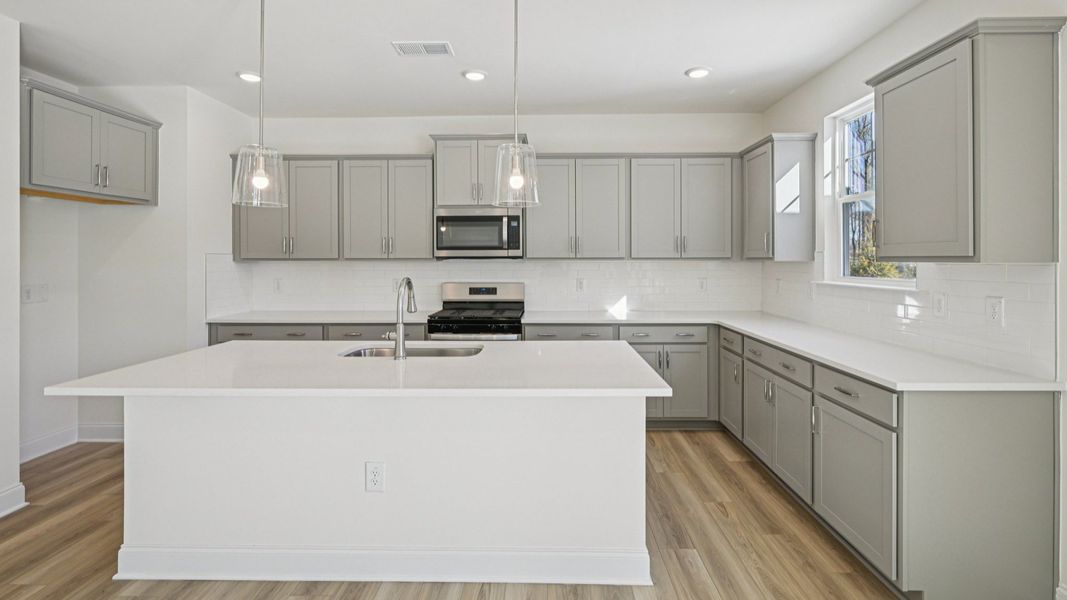 Representative furnished interior of a home built from the Wagener by DRB Homes in Bellerose, Gibsonville (Image 11).
