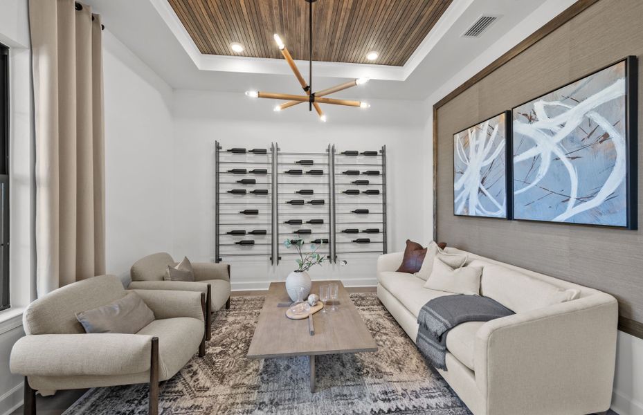 Flex room or Den with french doors Flex room or Den with french doors