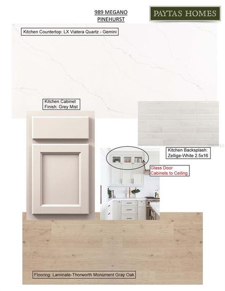 Sample of building materials used in homes in The Reserve at Victoria, Deland (Image 6).