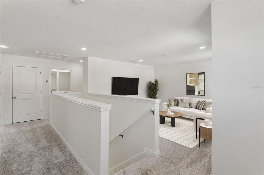 Furnished interior view inside a new home in Wekiva Springs Cove, Apopka (Image 10).