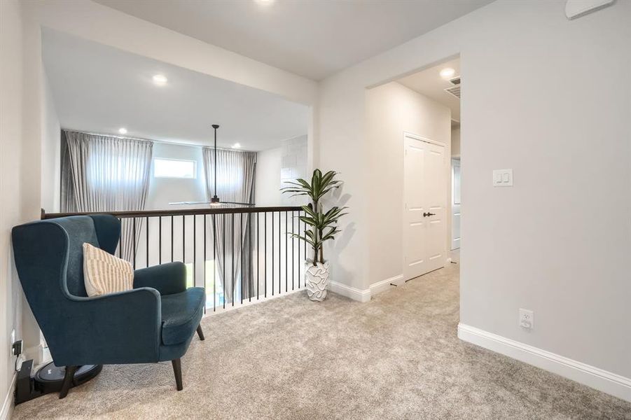 Furnished interior view inside a new home in Cross Creek Meadows, Celina (Image 34).