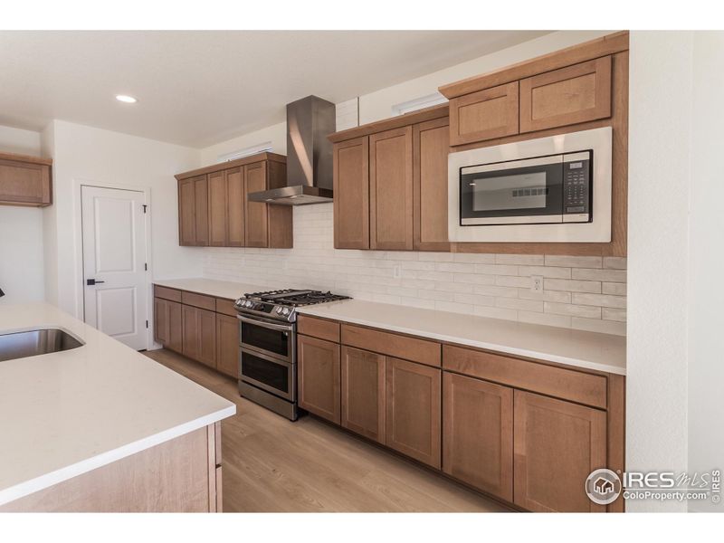 Furnished interior view inside a new home in Trailside Story Collection - Single Family Homes, Timnath (Image 10).