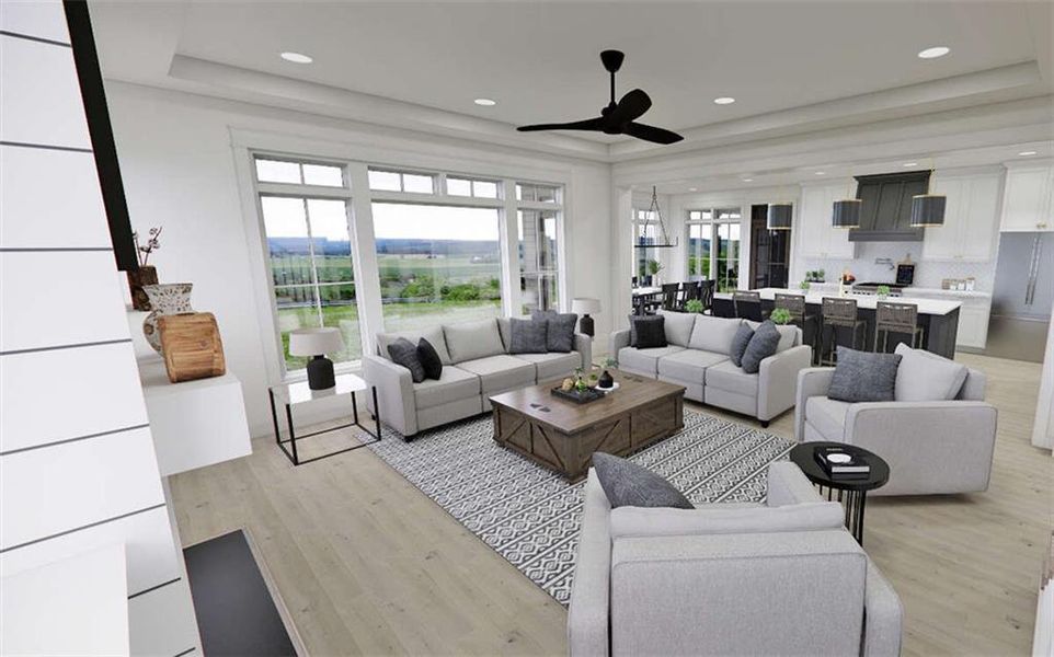 Furnished interior view inside a new home in , Acworth (Image 10).