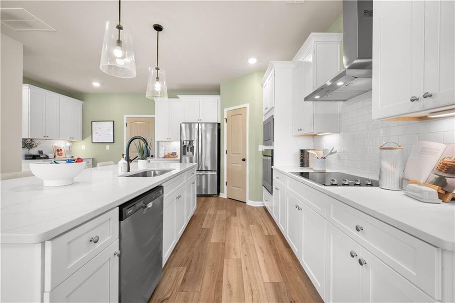 Furnished interior view inside a new home in Adagio, Dacula (Image 33). Furnished interior view inside a new home in Adagio, Dacula (Image 33).