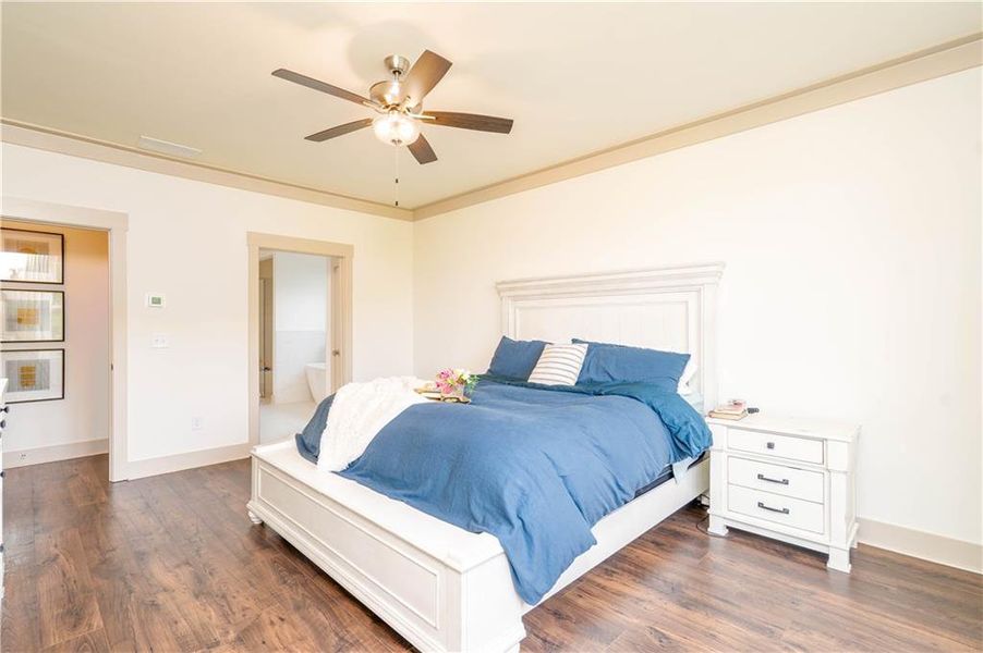 Furnished interior view inside a new home in , Cumming (Image 28).