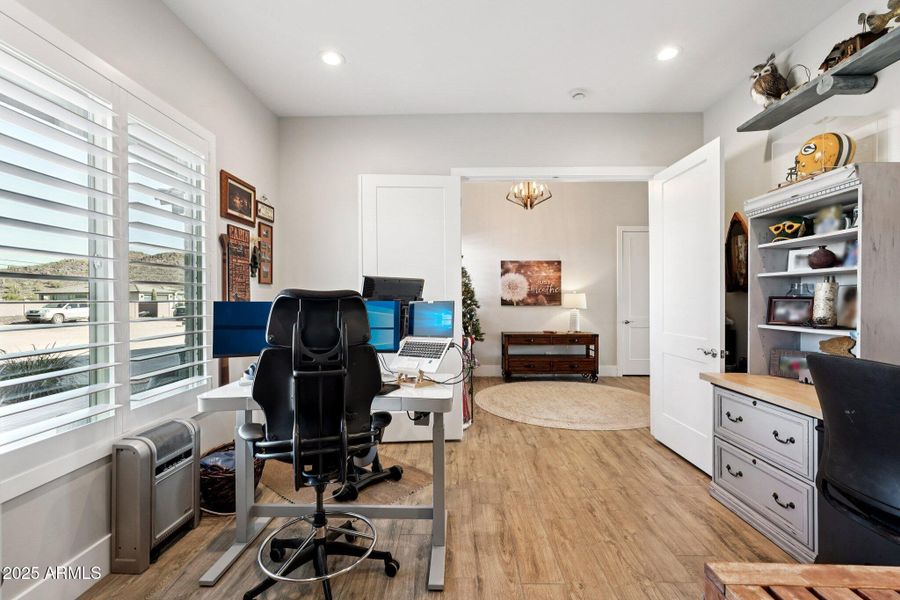 Office w/French Doors Office w/French Doors