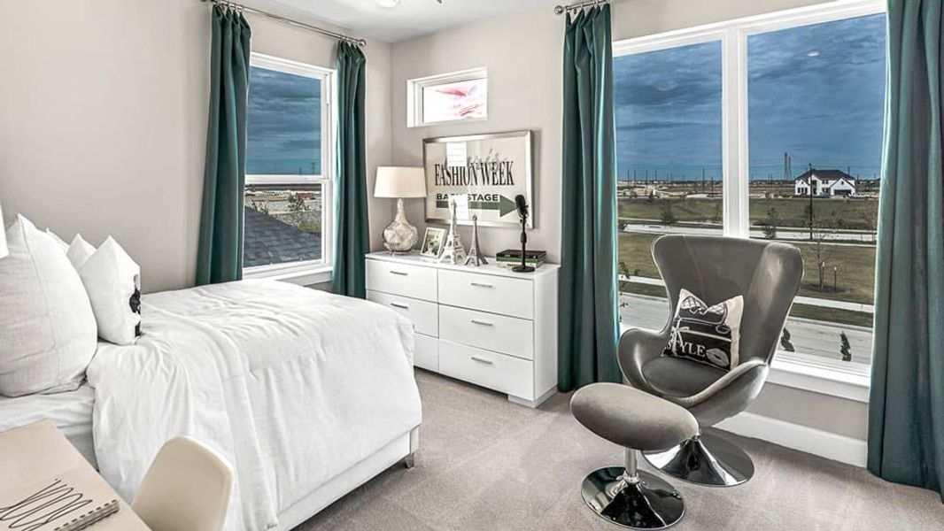 Representative furnished interior of a home built from the Regatta by Taylor Morrison in Avalon at Friendswood, Friendswood (Image 31).