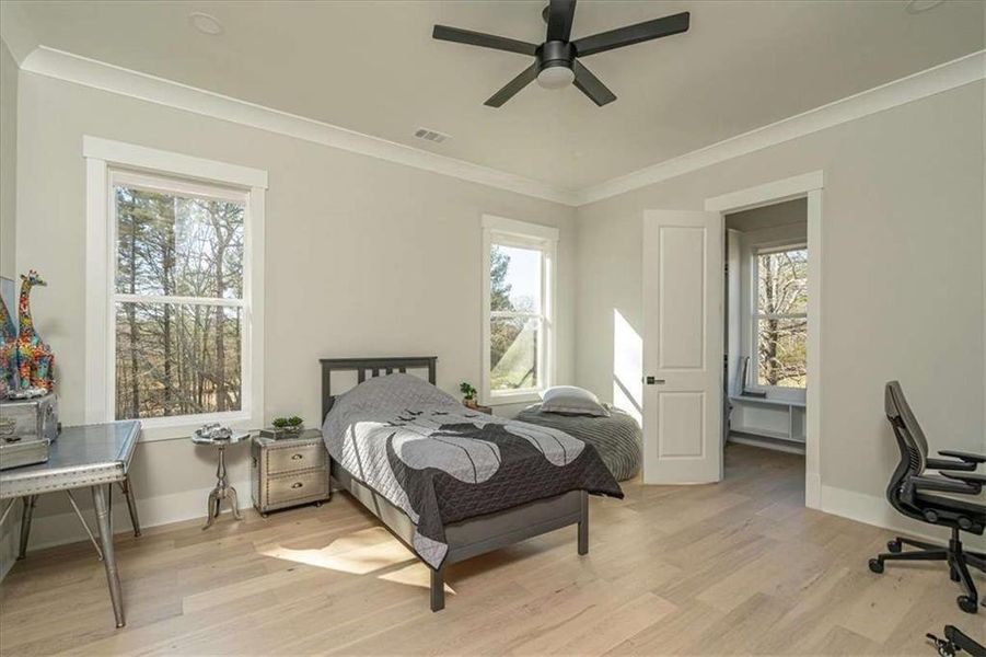Furnished interior view inside a new home in , Hoschton (Image 17).