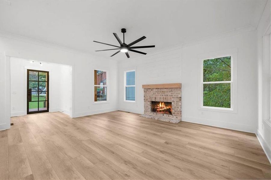 Spacious, unfurnished interior of a new home in , Woodstock (Image 53). Spacious, unfurnished interior of a new home in , Woodstock (Image 53).