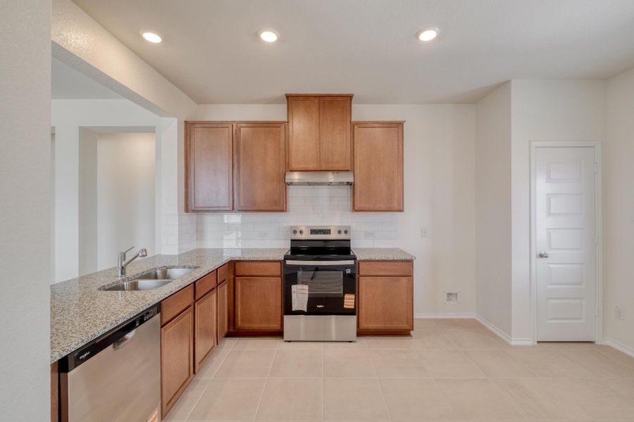 Furnished interior view inside a new home in Sonterra - Cool Water, Jarrell (Image 7).
