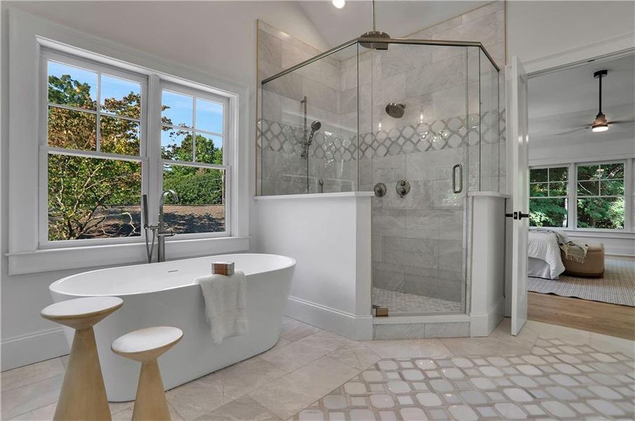 Furnished interior view inside a new home in , Decatur (Image 32).