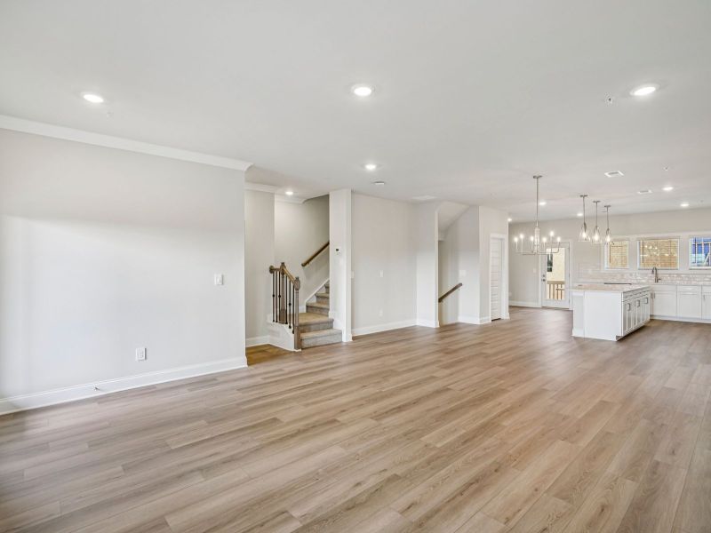 The Leighton floorplan with the Upscale Rustic Linen interior package.