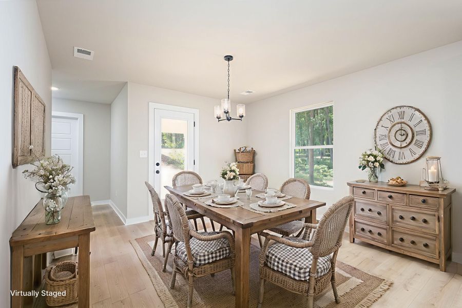 Representative furnished interior of a home built from the Singlecherry by Nason Homes in Woodland Farms, Dickson (Image 3).
