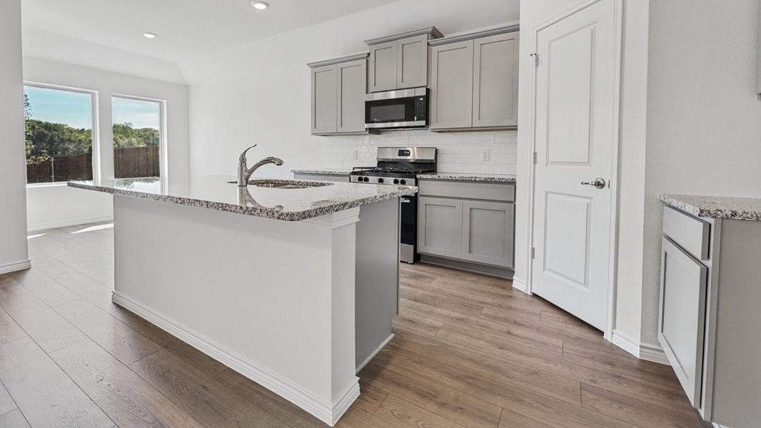Furnished interior view inside a new home in Silverado, Aubrey (Image 3).