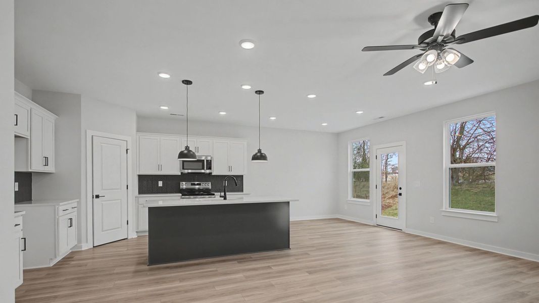 Representative furnished interior of a home built from the Greenwich by DRB Homes in McClure Farms, Columbia (Image 7). Representative furnished interior of a home built from the Greenwich by DRB Homes in McClure Farms, Columbia (Image 7).