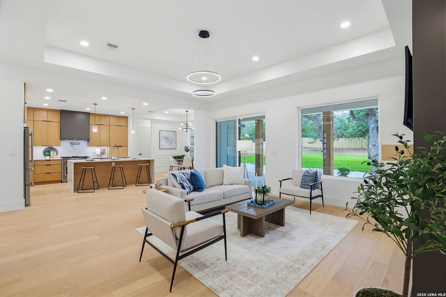 Furnished interior view inside a new home in , Boerne (Image 12).
