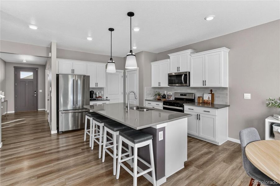 Furnished interior view inside a new home in , Thornton (Image 43).