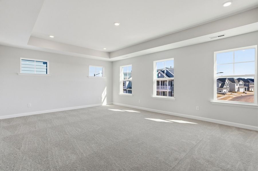 Spacious, unfurnished interior of a new home in Sweetbrier, Durham (Image 34).