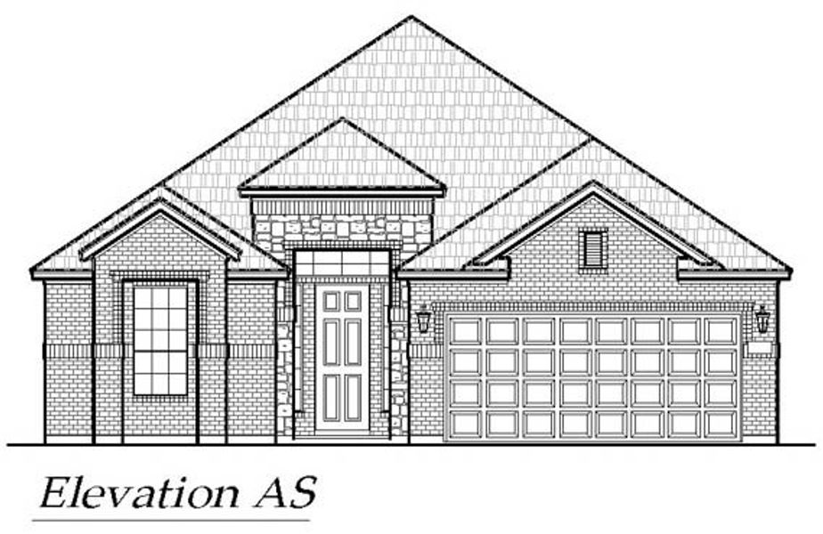 Exterior rendering of this home design in Summer Crest, Fort Worth, TX (Image 6). Exterior rendering of this home design in Summer Crest, Fort Worth, TX (Image 6).