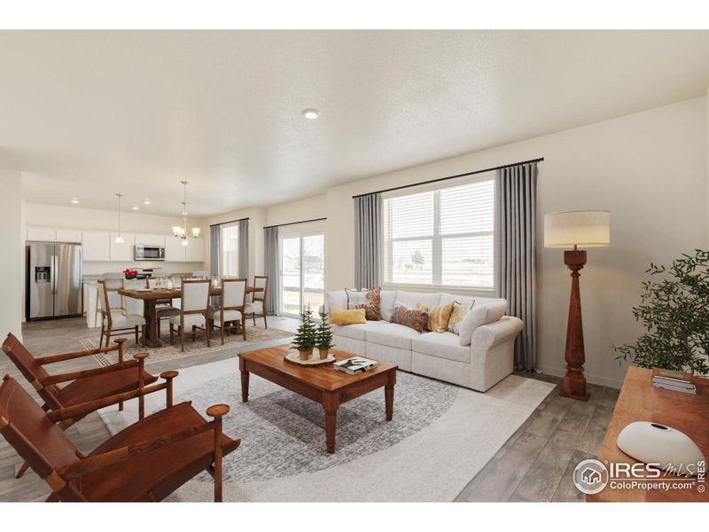 Furnished interior view inside a new home in Vantage, Berthoud (Image 9).