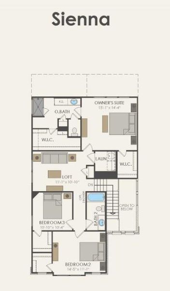 Pulte Homes, Sienna/P floor plan Pulte Homes, Sienna/P floor plan