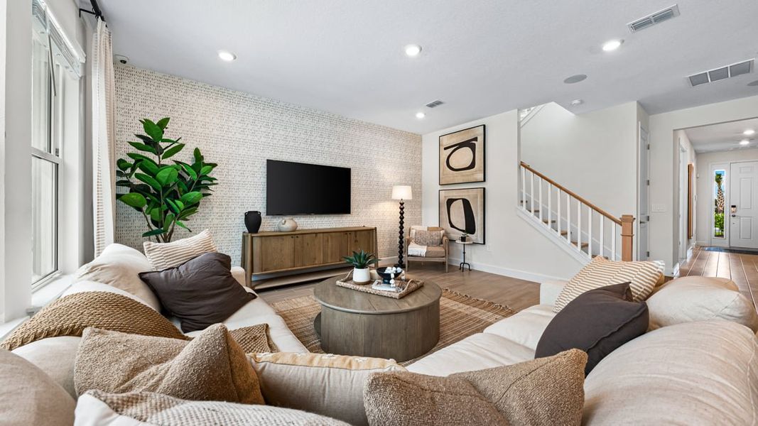 Representative furnished interior of a home built from the Seaside by Taylor Morrison in Skye Ranch Community Group Page, Sarasota (Image 6). Representative furnished interior of a home built from the Seaside by Taylor Morrison in Skye Ranch Community Group Page, Sarasota (Image 6).