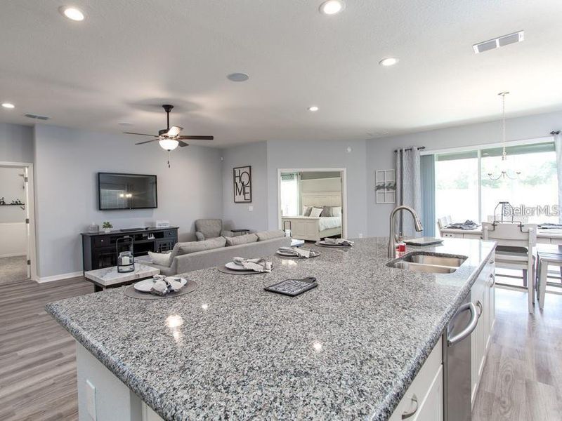 Furnished interior view inside a new home in VillaMar, Winter Haven (Image 6).