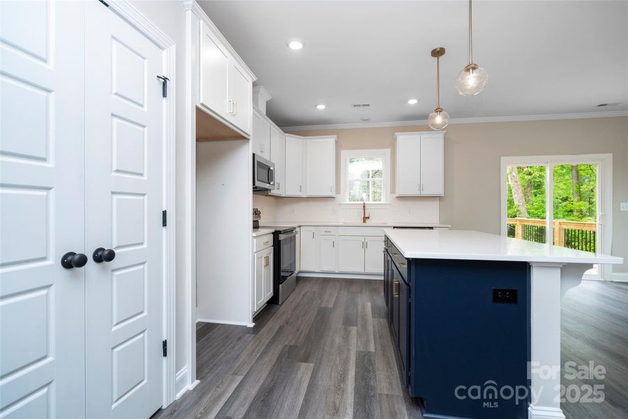 Furnished interior view inside a new home in , Charlotte (Image 8). Furnished interior view inside a new home in , Charlotte (Image 8).