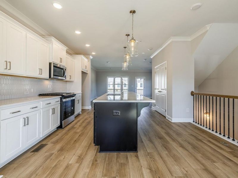 Furnished interior view inside a new home in Townes at South Main, Kennesaw (Image 3).