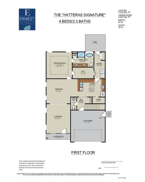 2D floor plan layout of this home in Wexford, Richmond Hill, GA (Image 5).