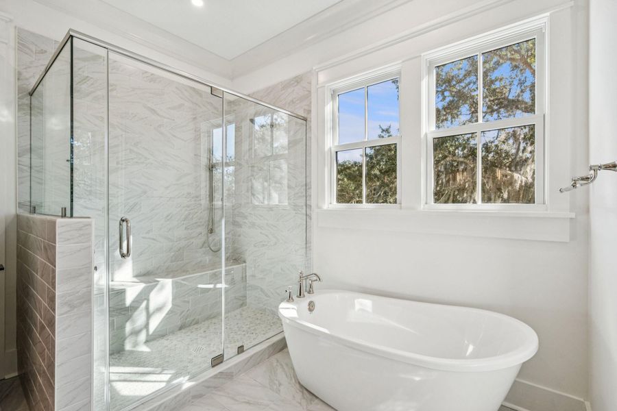 Furnished interior view inside a new home in , Johns Island (Image 19).