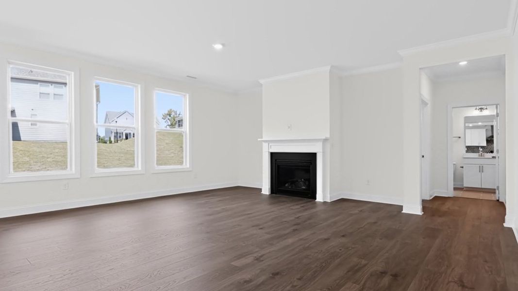 Spacious, unfurnished interior of a new home in The Grove at Winston Pointe, Clayton (Image 17).