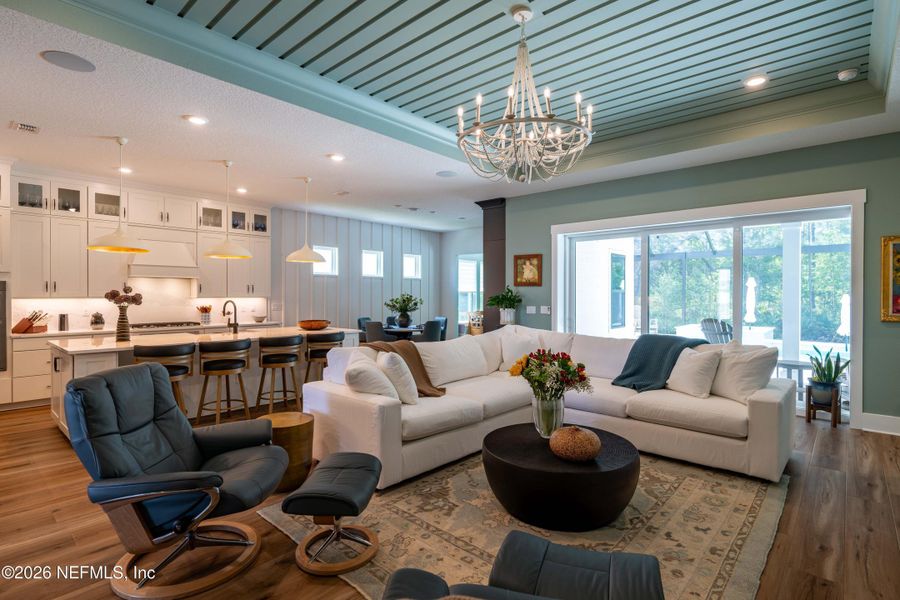 Furnished interior view inside a new home in , St. Johns (Image 34).