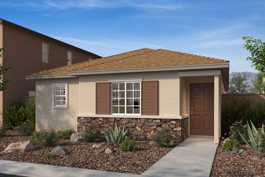 Exterior C with optional stone