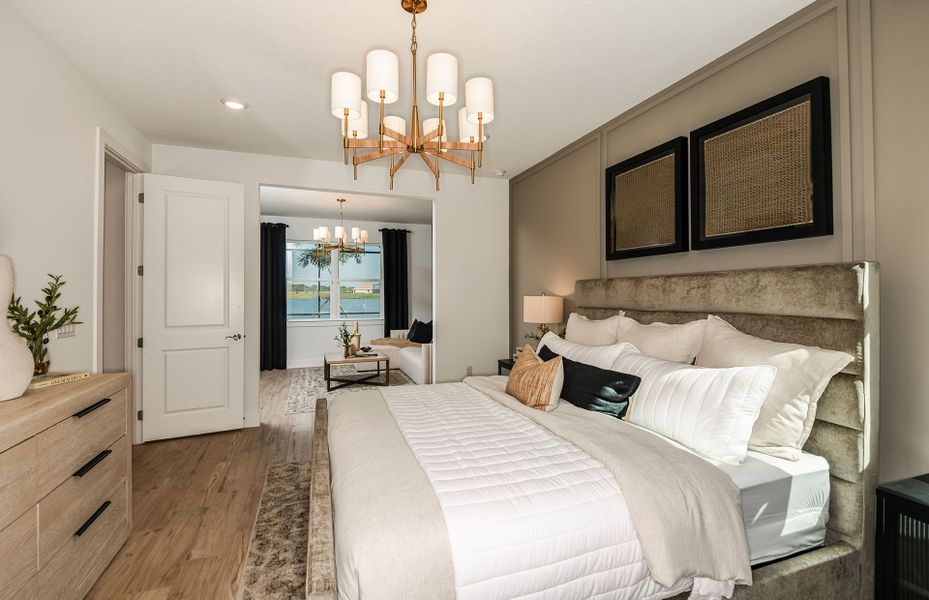 Furnished interior view inside a new home in Riverwood, Zephyrhills (Image 4).